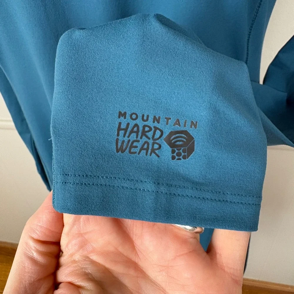 Mountain Hardwear Womens Crater Lake Dress NWT Sz M Baltic Blue Long Sleeve UPF - Picture 6 of 15